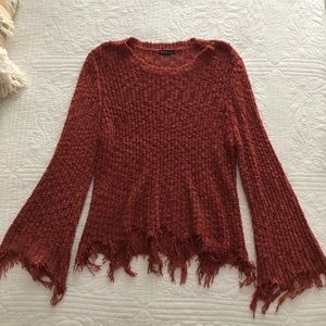 Rust colored sweater